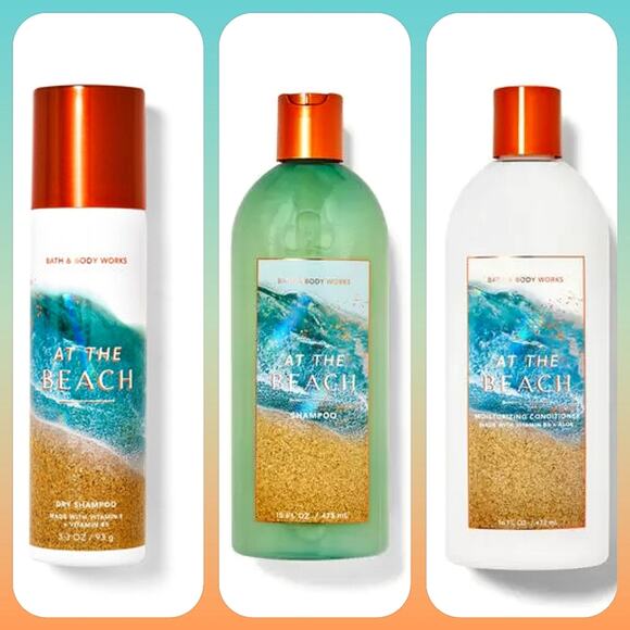 AT THE BEACH SHAMPOO, DRY SHAMPOO, & CONDITIONER by Bath and Body Works - Picture 1 of 1